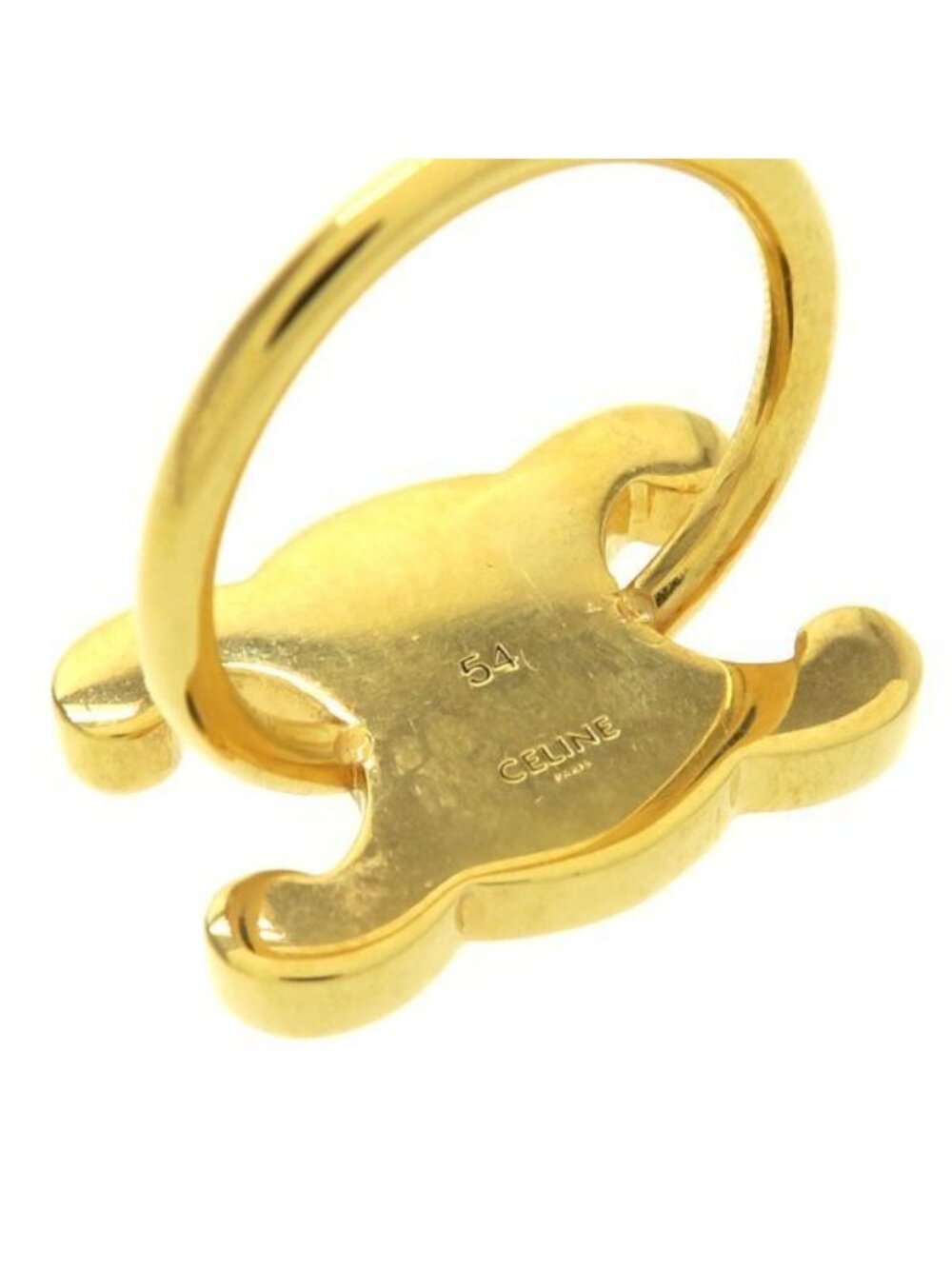 Celine Triomphe Rhinestone Ring - Picture 6 of 10